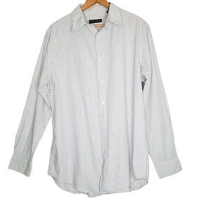 4/$25 Via Europa Long Sleeve Plaid Button …